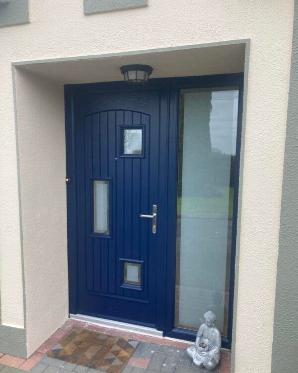 Blue Orpen Door