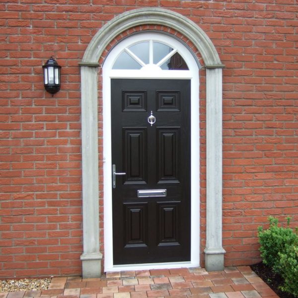 Bog Oak Georgian Solid Composite Door