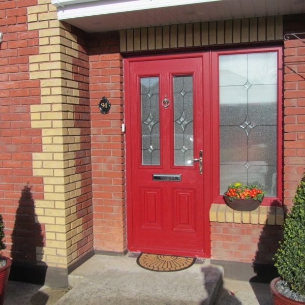 Red Palermo Composite Front Door