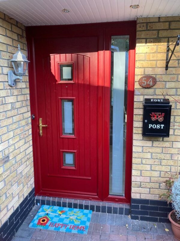 Red Kensington Door