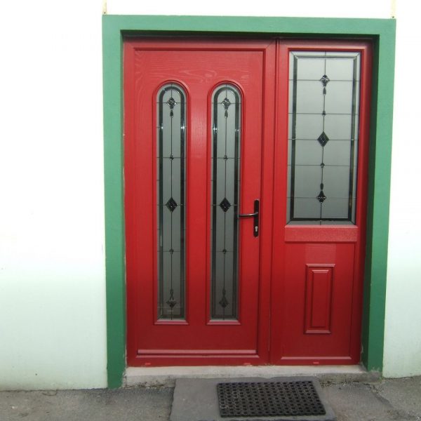 Red San Marco Composite Front Door