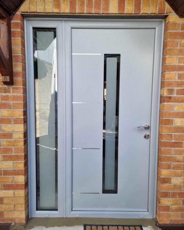 Silver Grey Matisse Front Door