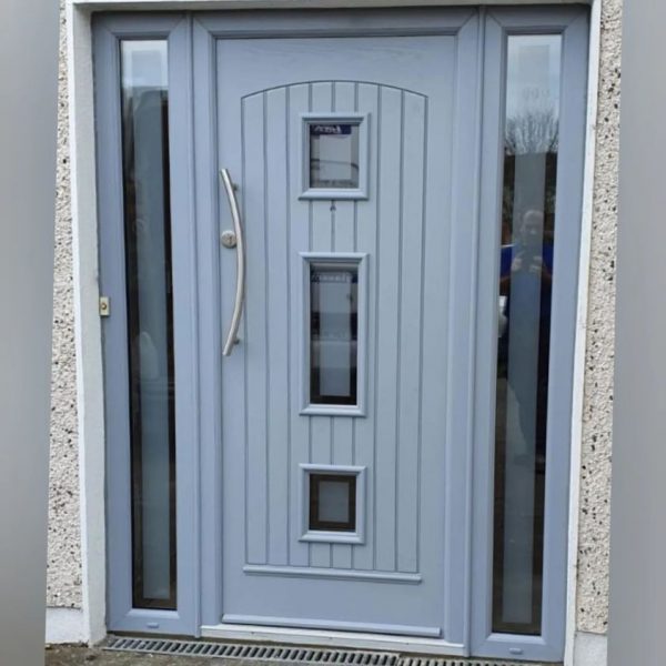 Silver Grey Kensington Front Door