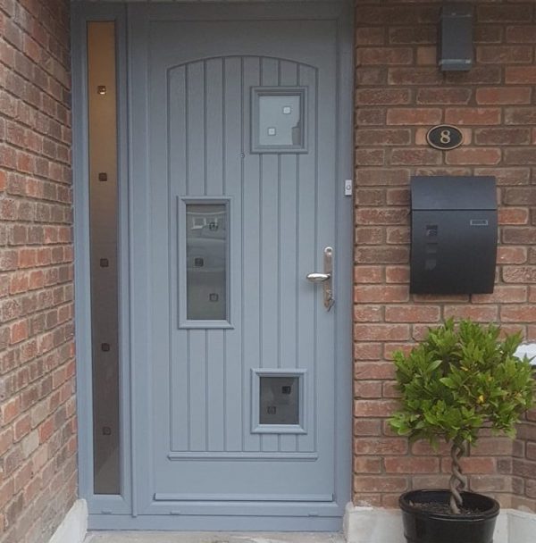 Silver Grey Orpen Composite Door