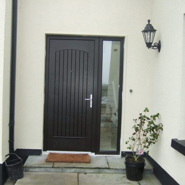 T & G Bog Oak Solid Composite Front Door