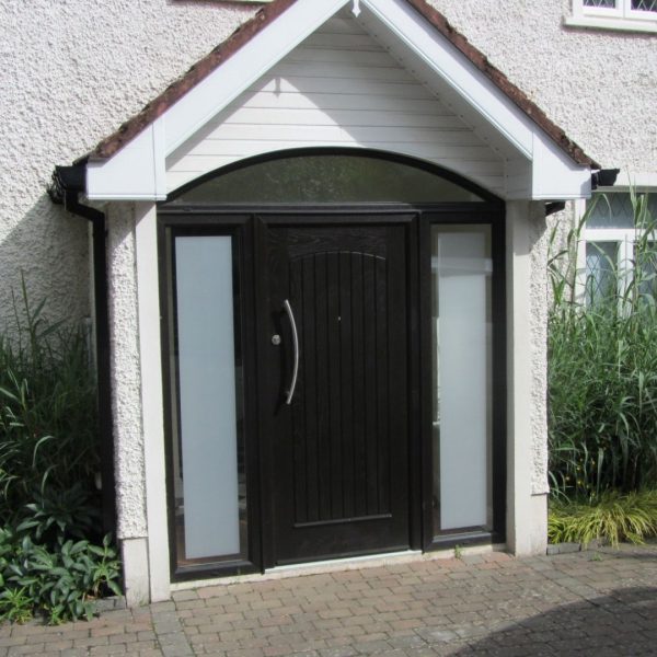 T & G Solid Composite Bog Oak Front Door