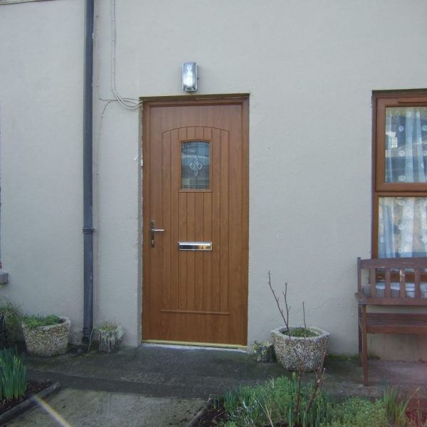 Light Oak T&G Glazed Front Door