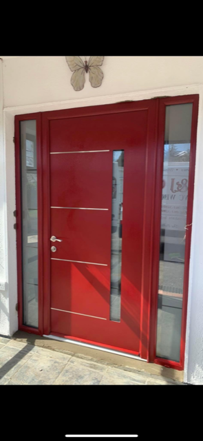 Red Barcelona Front Door