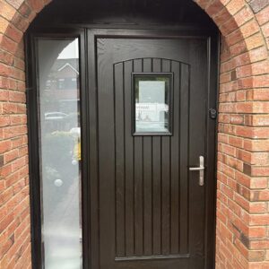 Bog Oak T&G Glazed Door