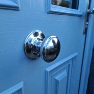 Bright Chrome Door Knob