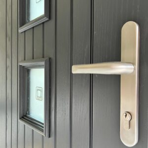 Brushed Steel Lever Handle