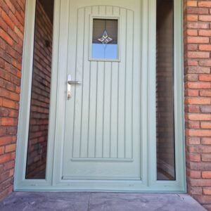 Chartwell Green T&G Glazed Door
