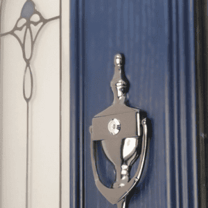 Smokey Chrome Door Knocker