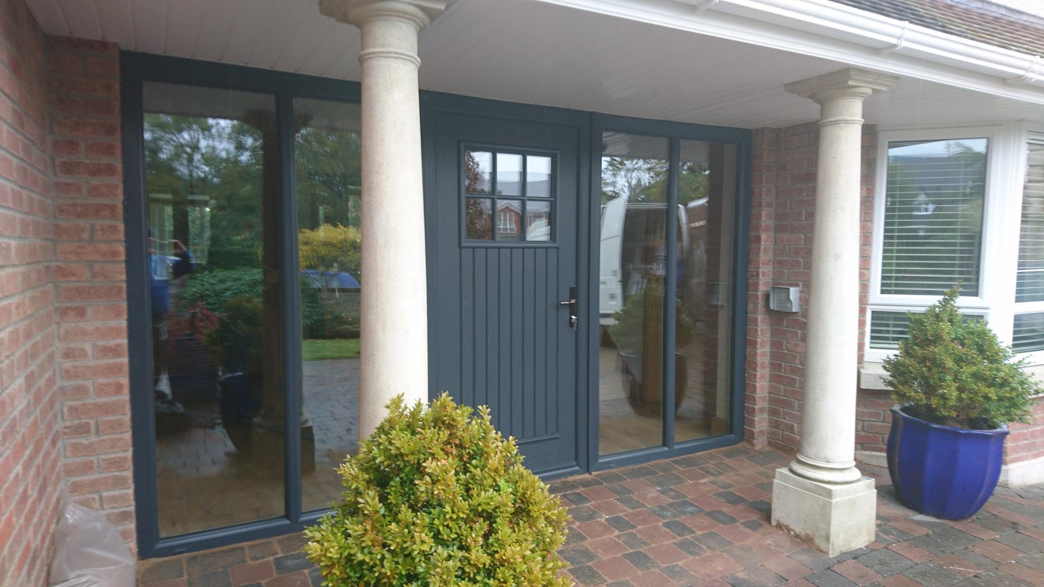 Dublin door anthracite grey, composite door, entrance door, front door