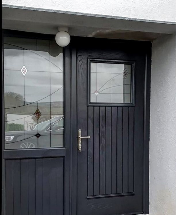 Anthracite Grey Kildare Composite Door Anthracite Grey Kildare Composite Door