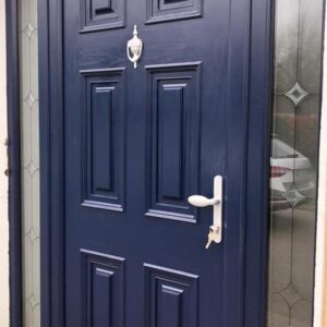 Blue Georgian Solid Door