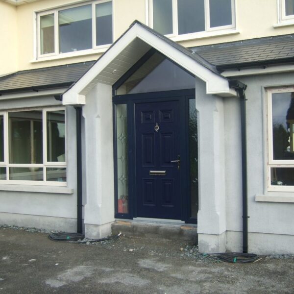 Blue Georgian Solid Front Door
