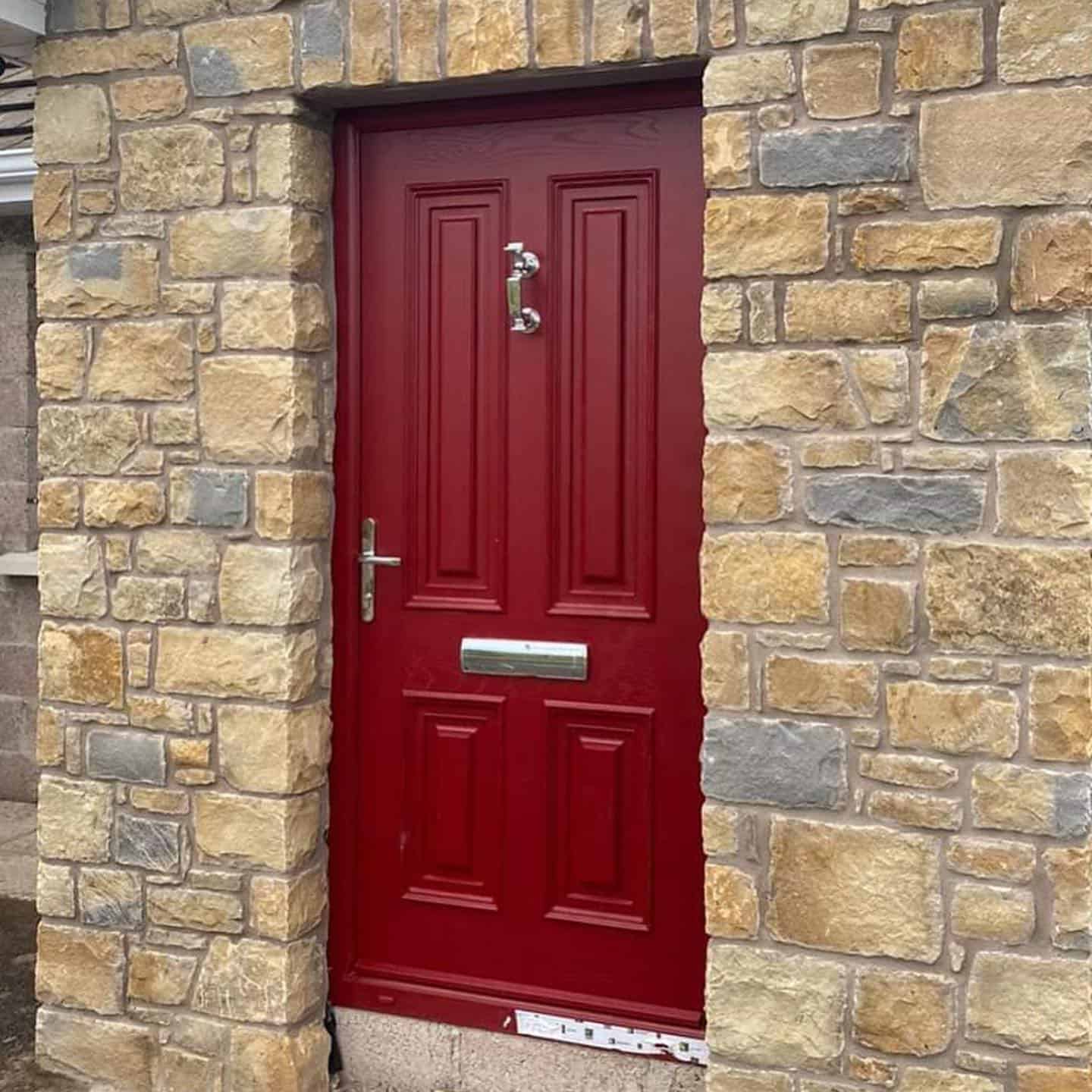 Burgundy Palermo Solid Door