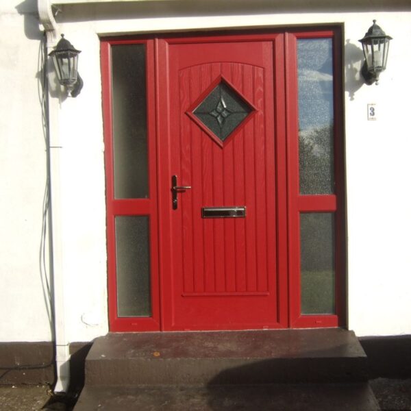 Red Edinburgh Composite Door