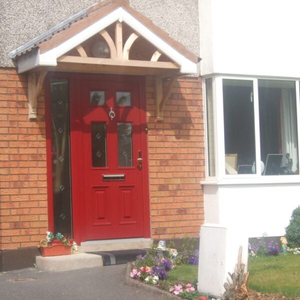 Red Georgian 2 Composite Door