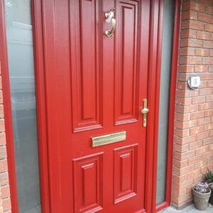 Red Palermo Solid Door
