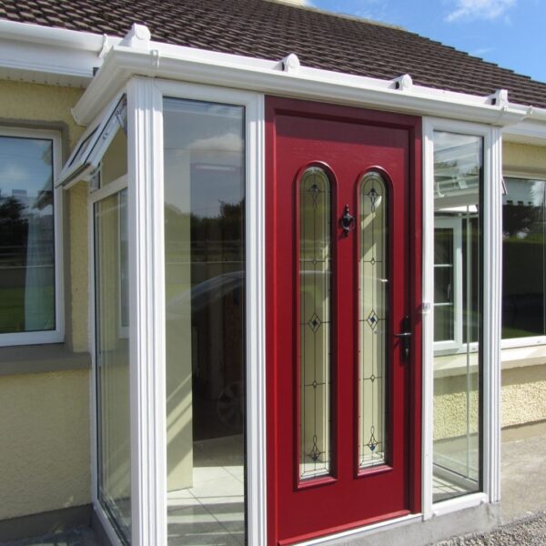 Red San Marco Front Composite Door