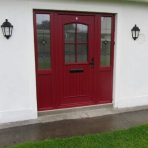 Red San Tiago Composite Front Door
