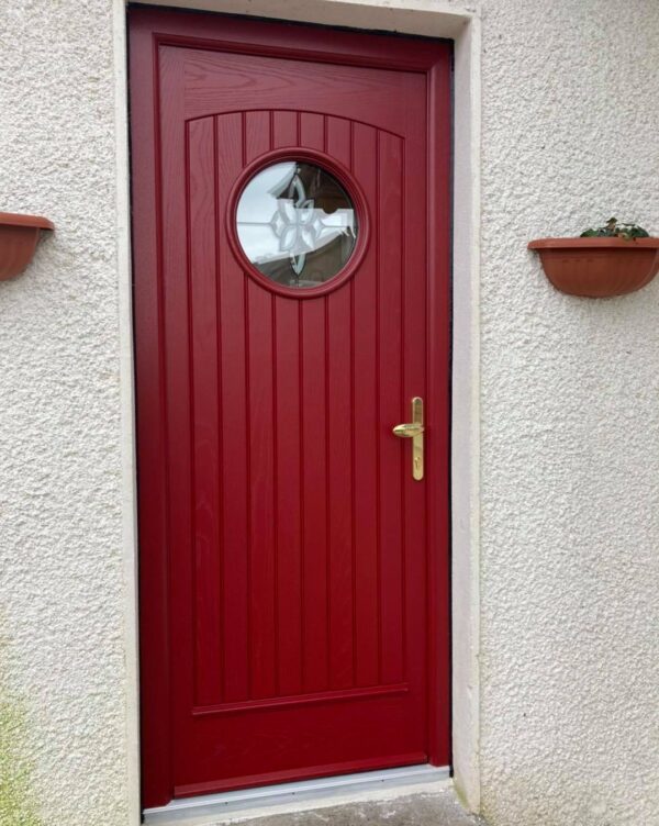 Red Viking Front Door