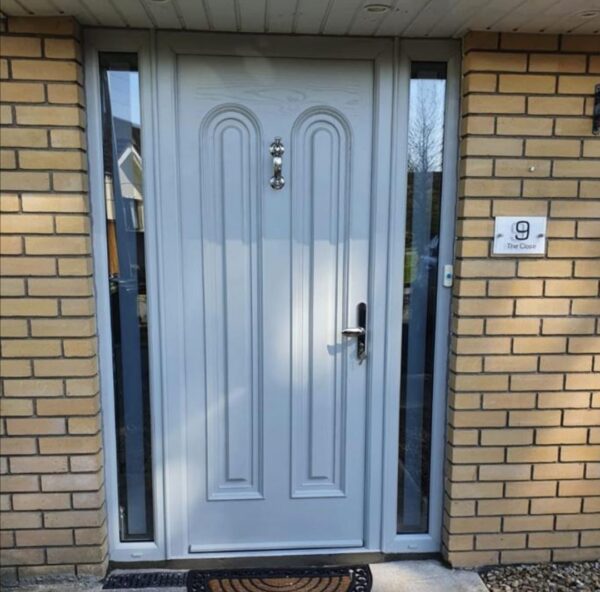 Silver Grey San Marco Solid Front Door Silver Grey San Marco Solid Front Door
