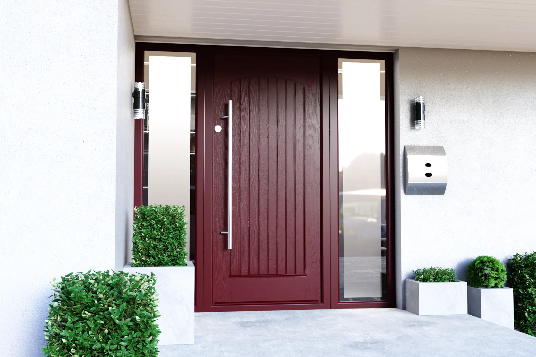 Burgundy_TG_Solid_Door