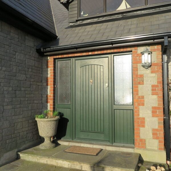 Green T&G Solid Door
