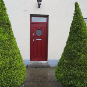 Red Viking Composite Door