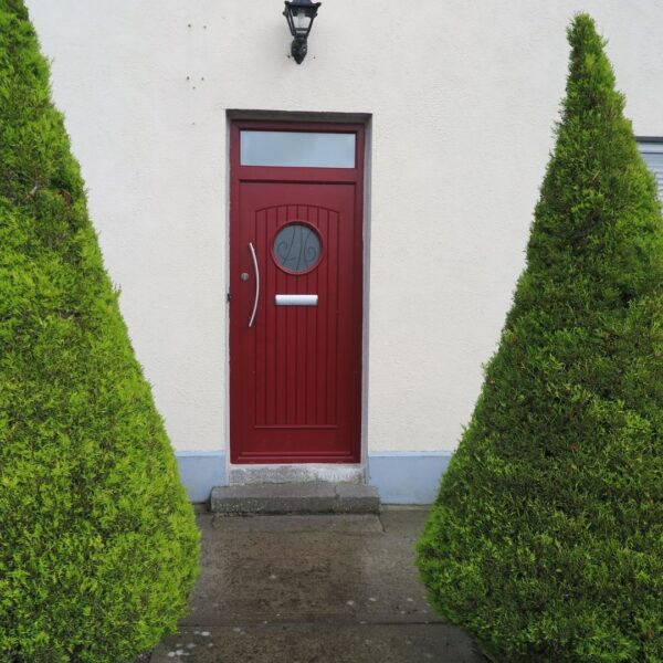Red Viking Composite Door