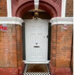White_Georgian_Solid_Composite_Door