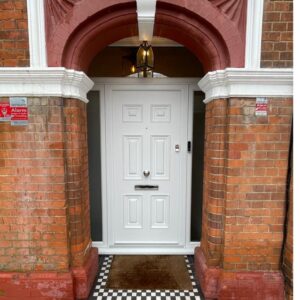 White_Georgian_Solid_Composite_Door