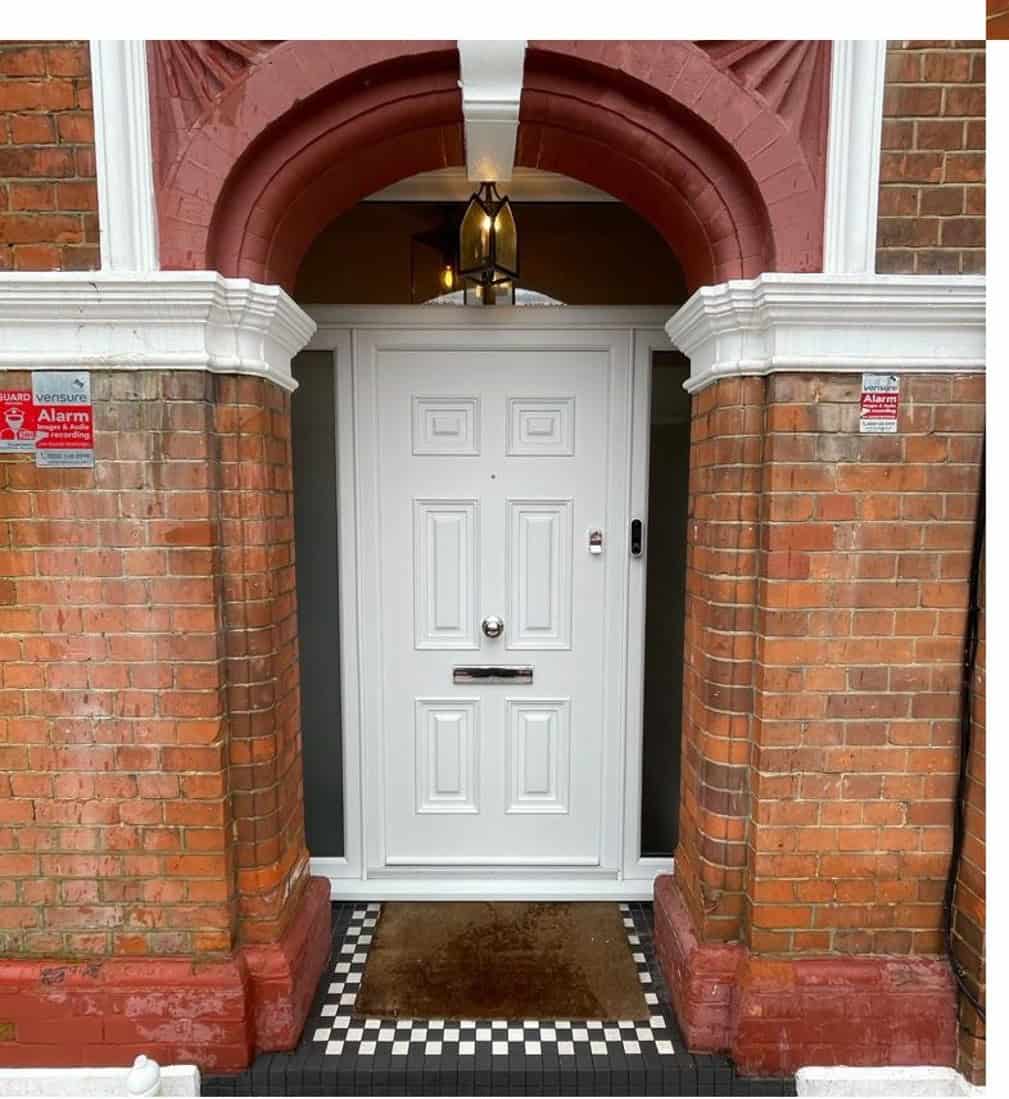 White_Georgian_Solid_Composite_Door