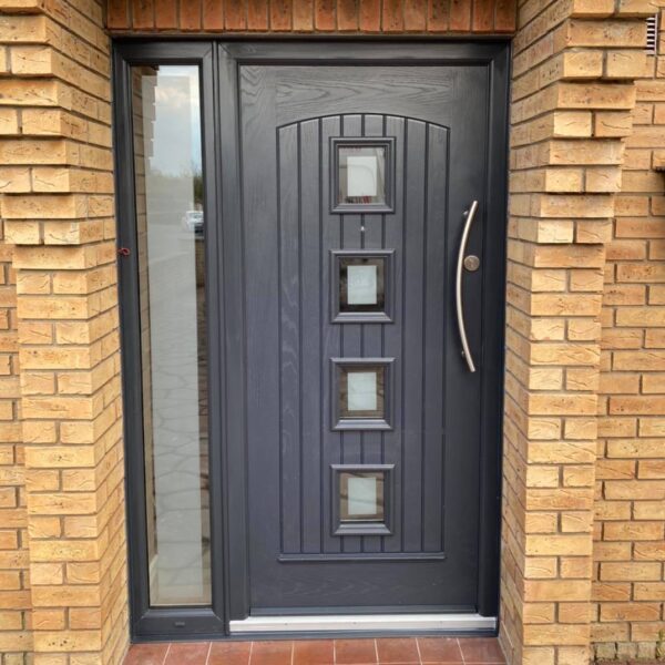 Anthracite Grey Belfast Door - Palladio Doors