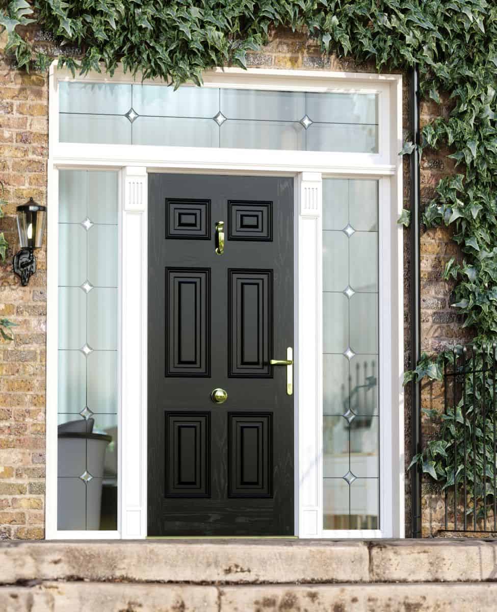 Bog Oak Georgian Solid Pillar Door