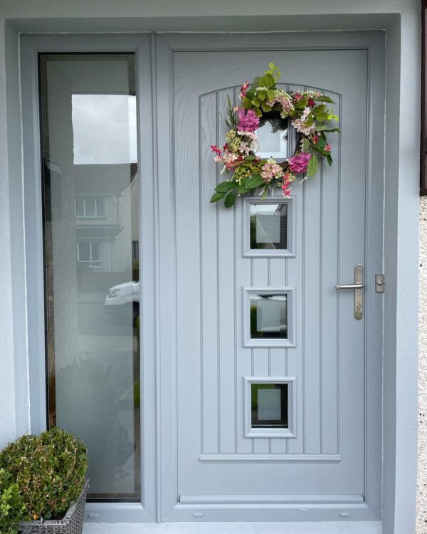 Silver Grey Belfast Front Door Silver Grey Belfast Front Door